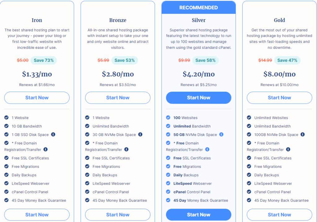 Verpex Cloud Hosting Plans