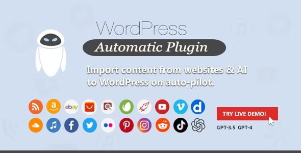 WordPress Automatic Plugin V3.74.1 Free Download