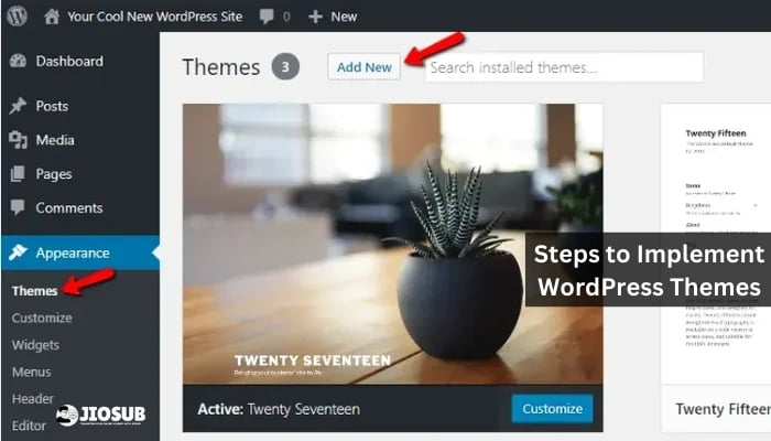 Steps to Implement WordPress Themes