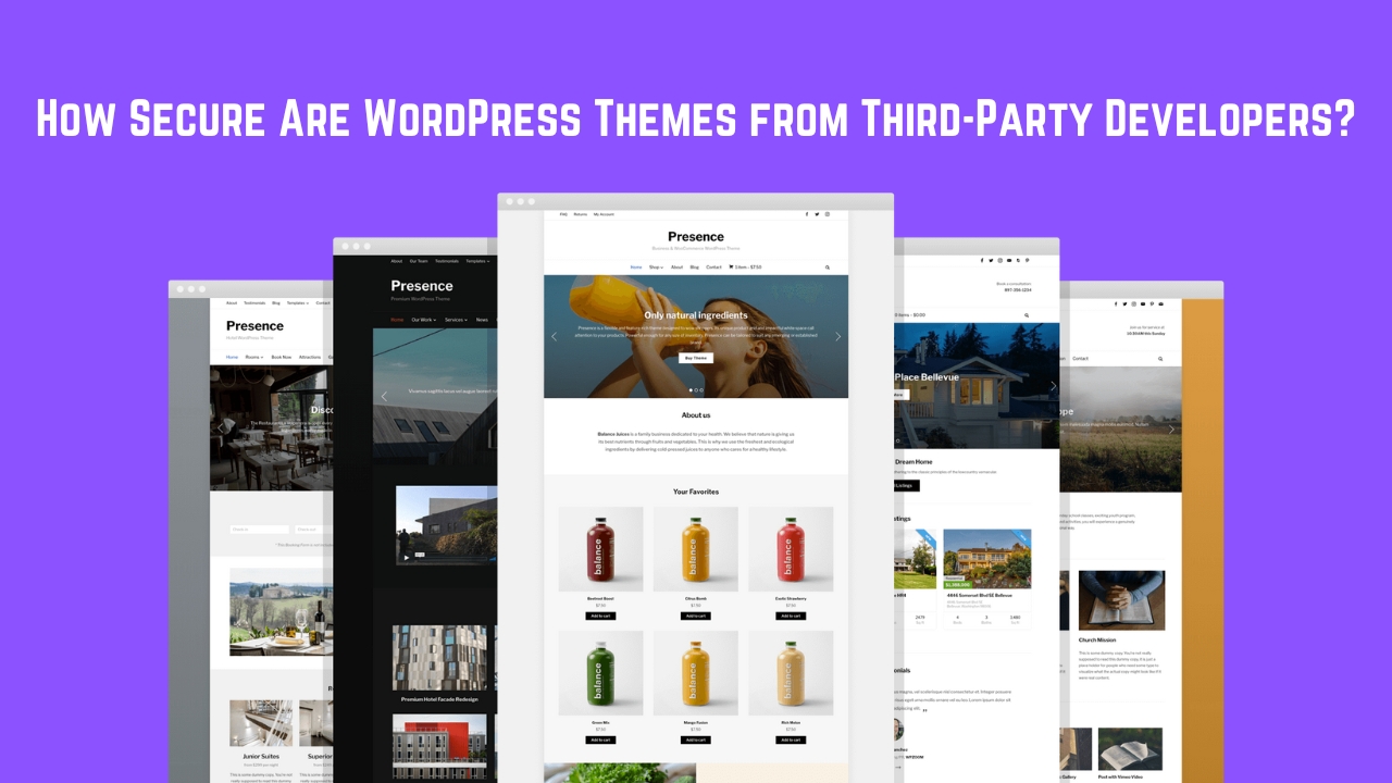 How Secure Are WordPress Themes from Third-Party Developers?