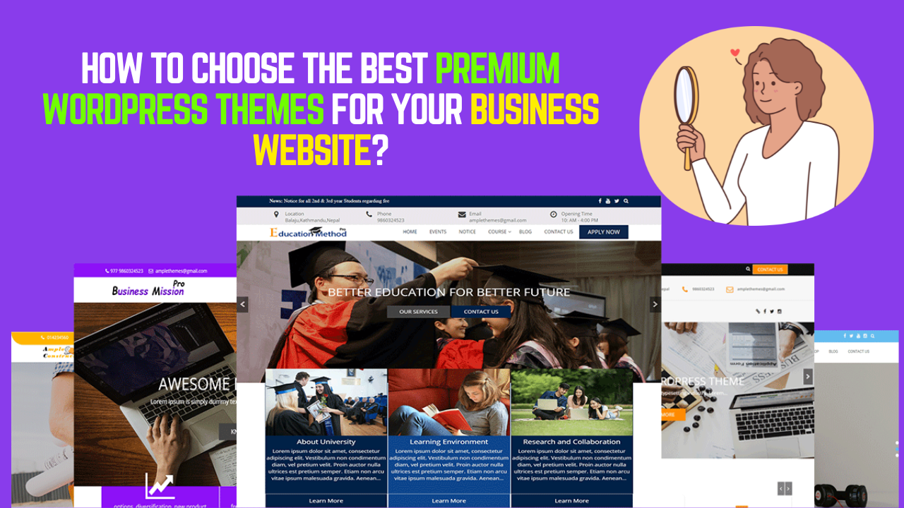 How to Choose the Best Premium WordPress Themes for Your Business Website?