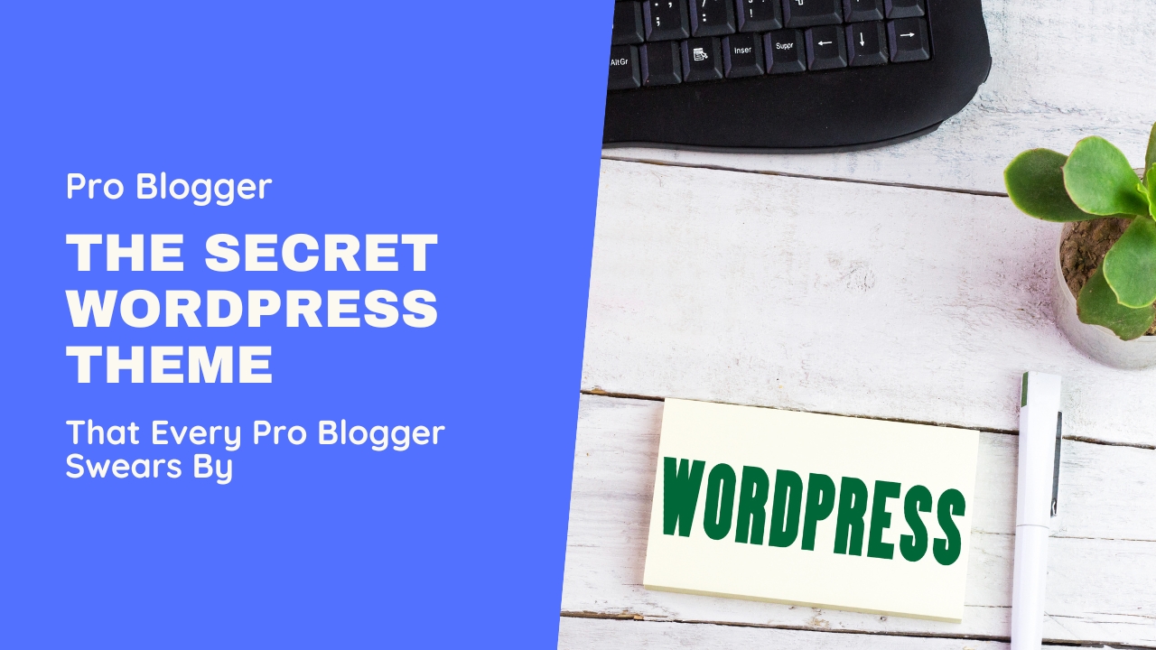 The Secret WordPress Theme That Every Pro Blogger Swears By